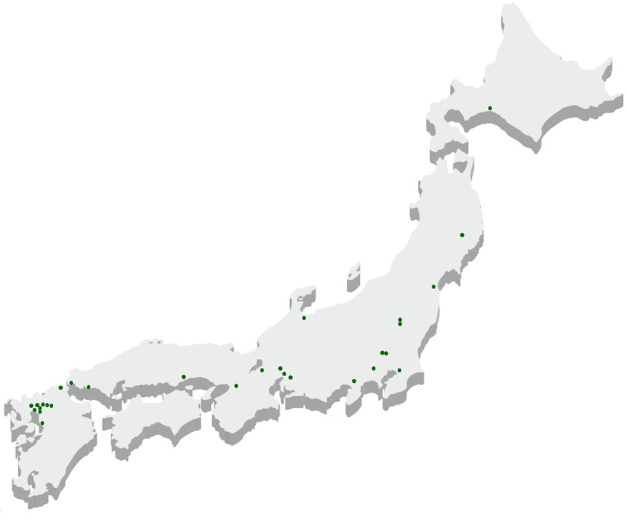 全国27カ所の倉庫